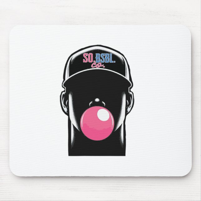 Bysebyll Player Bubble Gum  Mouse Pad (Front)