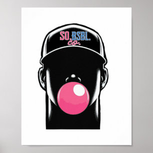 Bysebyll Player Bubble Gum Poster