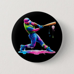 Bysebyll Player Drip Ice Cream  6 Cm Round Badge