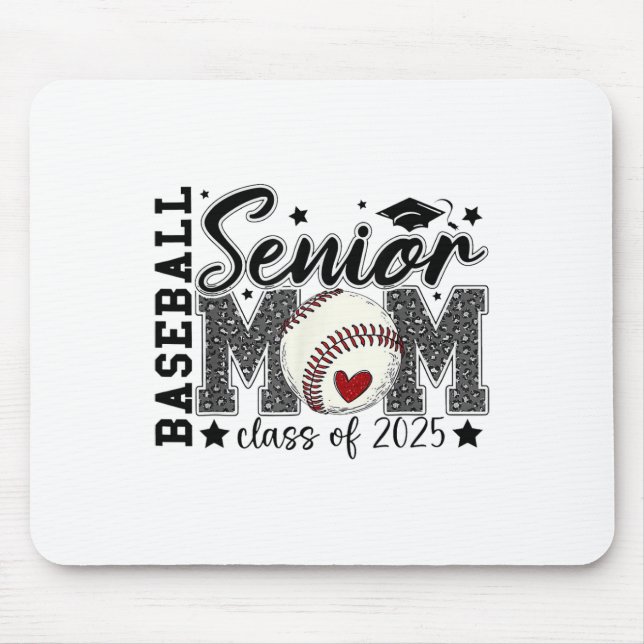 Bysebyll Senior Mum Cl Of 2025 Graduation Mother's Mouse Pad (Front)