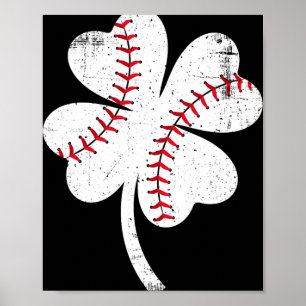 Bysebyll Shamrock St Patricks Day Saint Paddys Men Poster