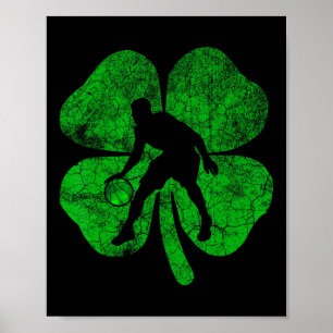 Bysebyll Shamrock St Patricks Day Shirts Boys Kids Poster