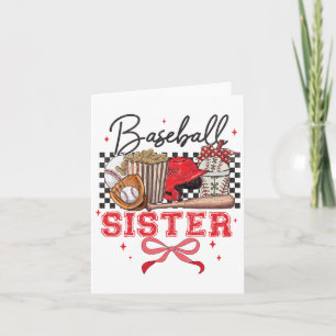 Bysebyll Sister Coquette Bow Biggest Fan Sport Lov Card