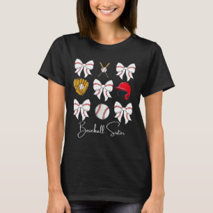 Bysebyll Sister Coquette Bow Girls Cheer Bysebyll T-Shirt