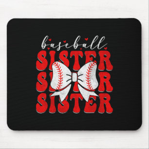 Bysebyll Sister Coquette Bow Sport Lover Sister Mo Mouse Pad