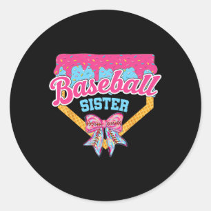 Bysebyll Sister Drip Ice Cream Bysebyll Game Day 1 Classic Round Sticker