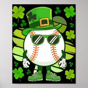 Bysebyll St Patricks Day For Boys Shamrock Poster