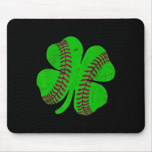 Bysebyll St Patricks Day Shirt Byll Leprechaun Cat Mouse Pad