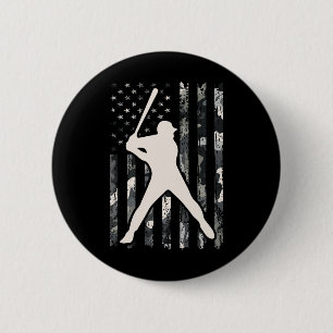 Bysebyll Usa Flag Camo Vintage Bysebyll Flag For M 6 Cm Round Badge