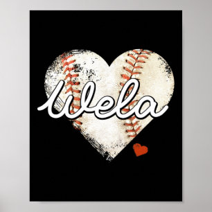 Bysebyll Wela Heart Bysebyll Grandma Mother's Day Poster