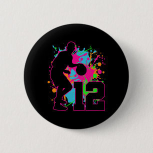 Bysketbyll 12th Birthday It's My Birthday 12 Year  6 Cm Round Badge