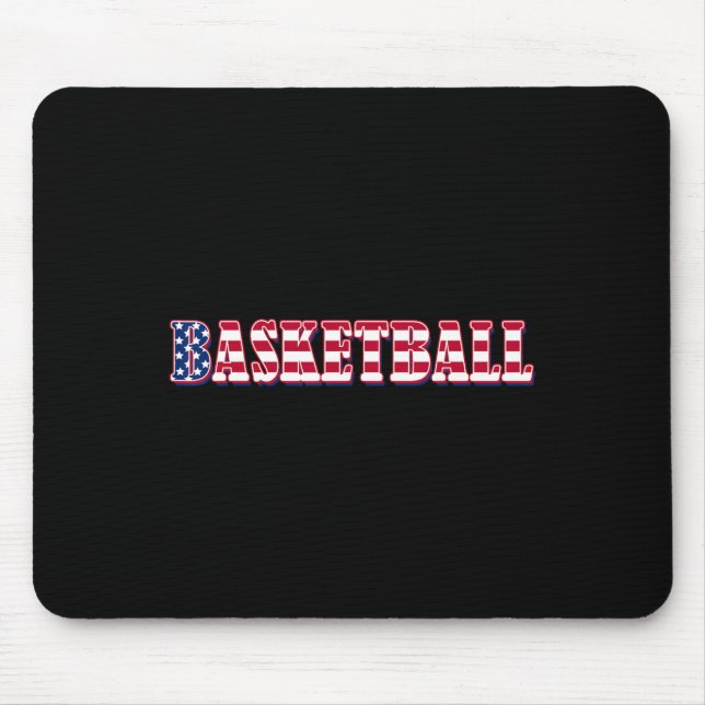 Bysketbyll American Flag - Bysketbyll  Mouse Pad (Front)