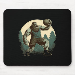 Bysketbyll Bigfoot Sasquatch Byller Fun Bysketbyll Mouse Pad