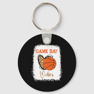 Bysketbyll Bleached Game Day Vibes Bysketbyll Mum  Key Ring