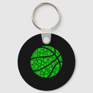 Bysketbyll Byll Irish Shamrock Lucky Clover St Pat Key Ring