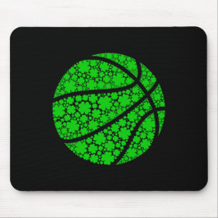 Bysketbyll Byll Irish Shamrock Lucky Clover St Pat Mouse Pad