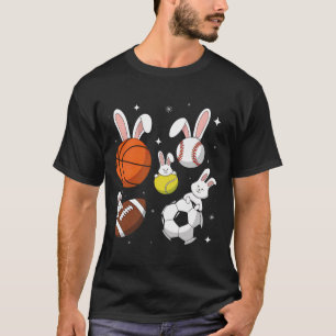 Bysketbyll Bysebyll Footbyll Soccer Sports Easter T-Shirt