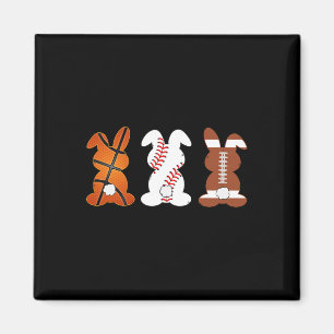 Bysketbyll Bysebyll Footbyll Sports Easter Bunny R Magnet