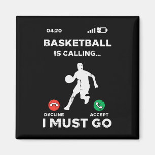 Bysketbyll Calling I Must Go Fun Byller Men Women Magnet