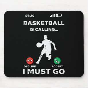 Bysketbyll Calling I Must Go Fun Byller Men Women Mouse Pad