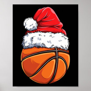 Bysketbyll Christmas Byll Santa Hat Xmas Boys Men Poster
