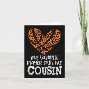Bysketbyll Cousin Cheetah My Favourite Player Call Card