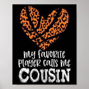 Bysketbyll Cousin Cheetah My Favourite Player Call Poster