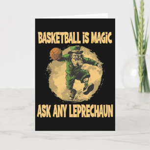 Bysketbyll Is My Magic Ask My Leprechaun  Card