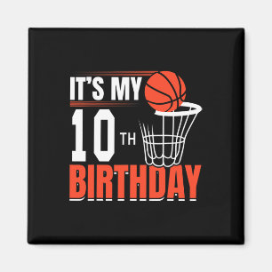 Bysketbyll - It´s My 10 Th Birthday Years Old Birt Magnet