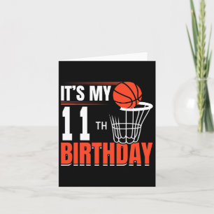 Bysketbyll - It´s My 11 Th Birthday Years Old Birt Card
