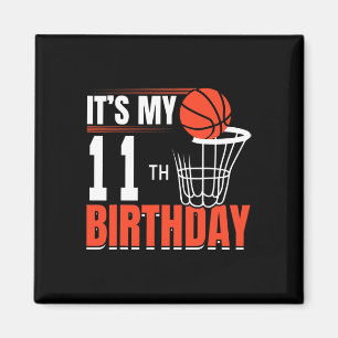 Bysketbyll - It´s My 11 Th Birthday Years Old Birt Magnet