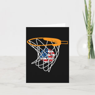 Bysketbyll Net 4th Of July Retro Sports Player Ath Card
