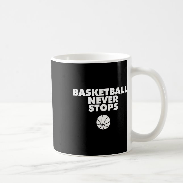 Bysketbyll Never Stops  Coffee Mug (Right)