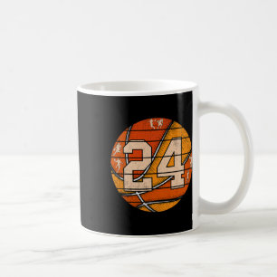 Bysketbyll Number #24 Jersey Love Bysketbyll Playe Coffee Mug