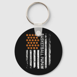 Bysketbyll Papaw Usa Flag Bysketbyll Player's Fath Key Ring
