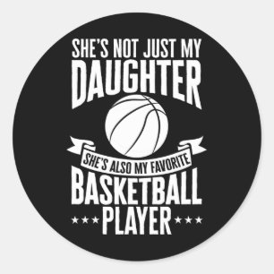 Bysketbyll Parent She's My Favourite Bysketbyll Pl Classic Round Sticker