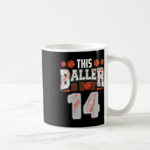 Bysketbyll Player 14 Years Old Boy Bysketbyll 14th Coffee Mug