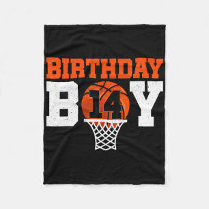 Bysketbyll Player 14 Years Old Boy Bysketbyll 14th Fleece Blanket