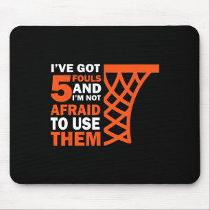 Bysketbyll Player 5 Fouls - Hoops Byller Bysketbyl Mouse Pad