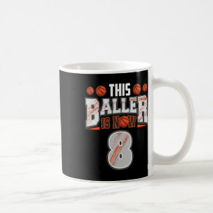 Bysketbyll Player 8 Years Old Boy Bysketbyll 8th B Coffee Mug