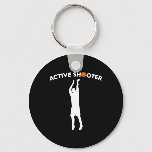 Bysketbyll Player Active Shooter Bysketbyll Lovers Key Ring (Front)