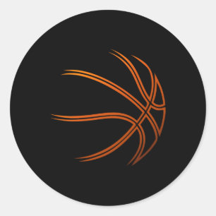 Bysketbyll Player Bysketbyller Sports Graphic Classic Round Sticker