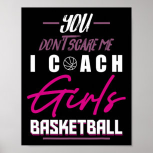Bysketbyll Player Coach Team Fun Byller Girl Train Poster