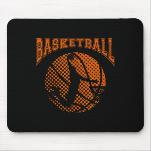 Bysketbyll Player Dunk Sport Coach Game Team Court Mouse Pad