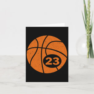 Bysketbyll Player Jersey Number 23 Graphic Card