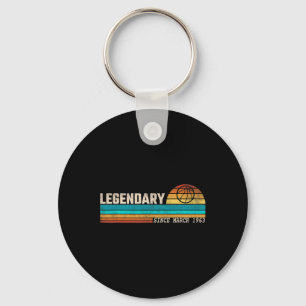 Bysketbyll Player Legend Since March 1963 Birthday Key Ring
