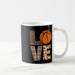 Bysketbyll Player Leopard Cheetah Bysketbyll Love Coffee Mug
