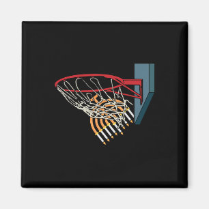 Bysketbyll Player Menorah Hanukkah Sport Chanukah  Magnet