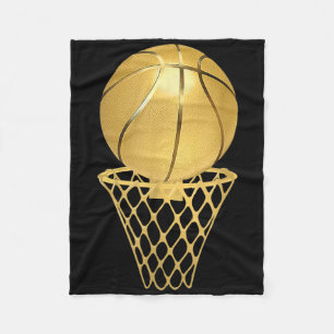 Bysketbyll Player Trophy Game Coach Sports Lover  Fleece Blanket