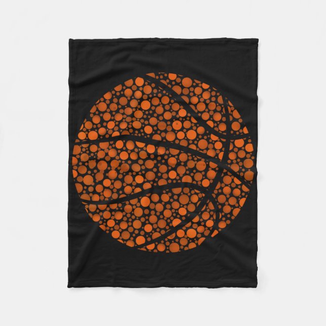 Bysketbyll Polka Dot Pattern Happy Dot Day Lover  Fleece Blanket (Front)